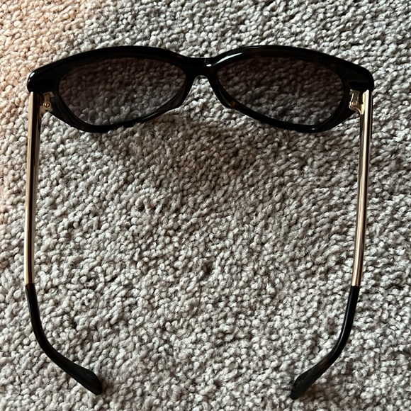 Tom Ford Butterfly Sunglasses TF512 Reveka 52G Dark Havana/Gold 59mm FT0512 - Picture 3 of 3